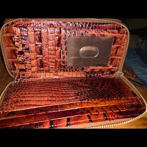 Brahmin Double Zip Snap Wallet - NWOT